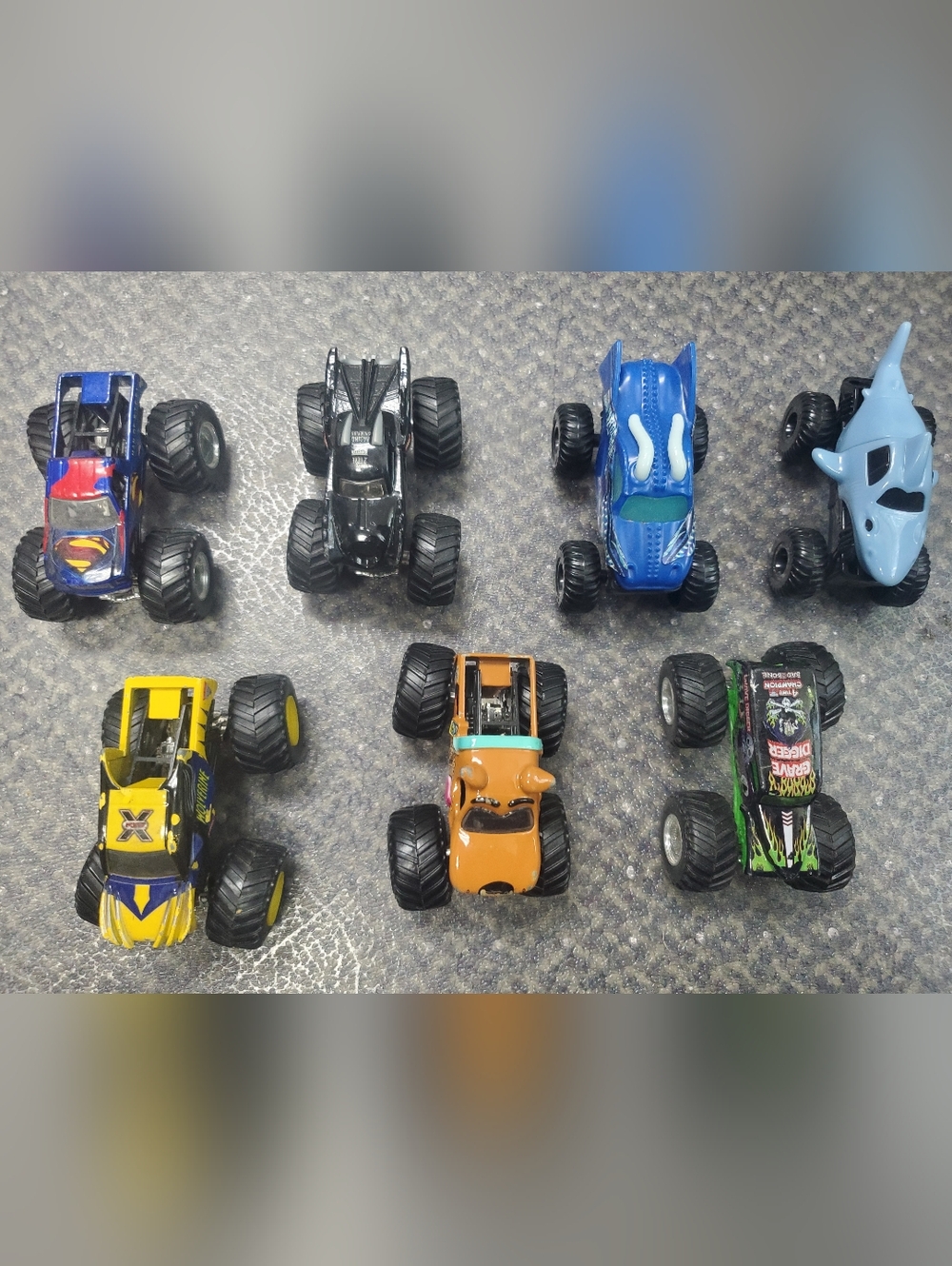 Assorted Kids Monster Truck Toys - Multicolor Set Of 7